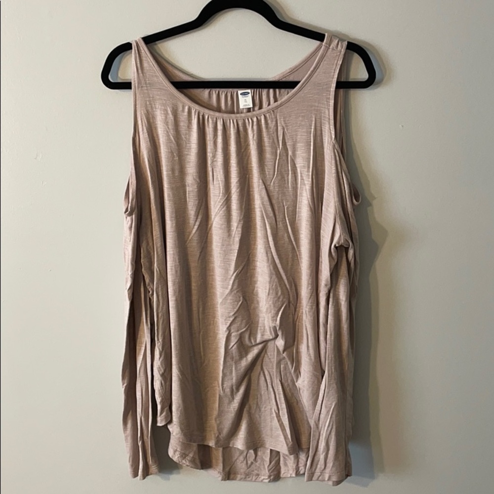 Old navy pink bare shoulder to